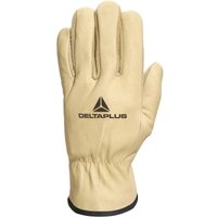 Gant Delta Plus Cuir De Bovin Hydrofuge Paume Fleur Retournée Doublé Kevlar® 2 Fils-Fibkv020 T9 von DELTA PLUS