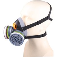 Halbmaske DELTA PLUS M6400 mit zwei Filtern - M6400EABEKP3R von DELTA PLUS