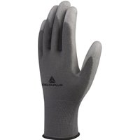 Delta Plus - Paar Handschuhe Plyamid-Strickhandschuhe PU-beschichtete Handfläche Grau von DELTA PLUS