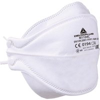 Delta Plus - packung mit 20 faltbaren einweg-halbmasken FFP1 mit 4 klappen M1104C von DELTA PLUS