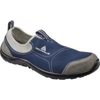 Schuhe aus Polyester und Baumwolle – Sohle aus Polyurethan mit einfacher Dichte Grau-Marineblau 43 von DELTA PLUS