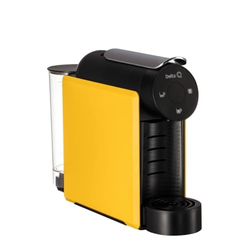 Delta Cafés Q Mini Qool -Amarilla Kaffeemaschine, Gelb von Delta Cafés
