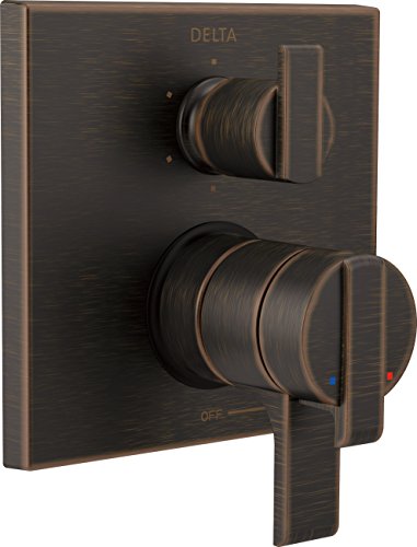 Delta Wasserhahn t27967-rb 6 Ara eckig Serie Modern Monitor 17 Ventil Verzierung mit 6-setting integrierter Umsteller, venezianischen Bronze Delta Wasserhahn t27967-rb 6 Ara eckig Serie Modern Monitor 17 Ventil Verzierung mit 6-setting integrierter Umsteller, venezianischen Bronze von DELTA