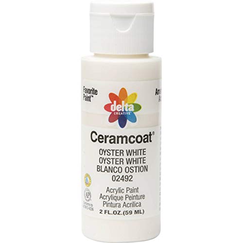Plaid:Delta Ceramcoat Acrylic Paint 2oz-Oyster White - Opaque von Delta Creative