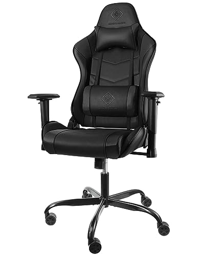 DELTACO GAMING Stuhl, Schwarz, Rückenlehne 80 cm GAM-096 von DELTACO