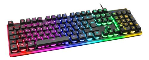 DELTACO Gaming DK220 Membrane Gaming Tastatur - RGB Hintergrundbeleuchtung - Anti-Ghosting - UK Layout von DELTACO