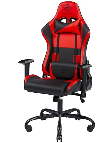 DELTACO GAMING Stuhl, Rot/Schwarz, Standard, GAM-096-R von DELTACO