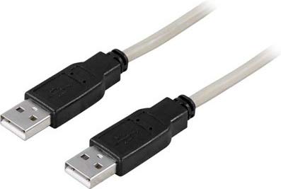 DELTACO USB 2.0 Kabel A/B, 1 m USB-Kabel USB A USB B Beige – USB-Kabel (1 m, 1 m, USB A, USB B, Stecker/Stecker, 480 Mbit/s, Beige) von DELTACO