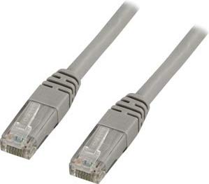 DELTACO UTP Cat5e – 50 m Netzwerkkabel grau – Netzwerkkabel (50 m, RJ-45, RJ-45, Grau) von DELTACO