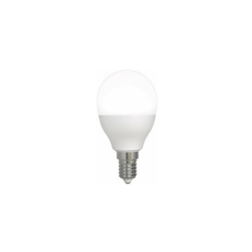 Deltaco Smarte LED Birne, passend für E14 Fassungen, dimmbar, Nennleistung 5W, Lichtfarbe weiß (SH-LE14G45W) von DELTACO