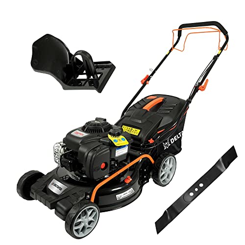 DELTAFOX Benzin Mäher - Briggs & Stratton - 46 cm Schnittkreis - 50 ltr Fangkorb mit Hardtop - Mulchfunktion - Seitenauswurf - Reinigungsanschluss - inklusive 2. Messer DELTAFOX Benzin Mäher - Briggs & Stratton - 46 cm Schnittkreis - 50 ltr Fangkorb mit Hardtop - Mulchfunktion - Seitenauswurf - Reinigungsanschluss - inklusive 2. Messer von DELTAFOX