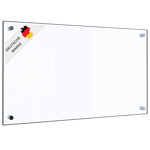 DELUKE® Küchenrückwand Glas - 80x40cm Transparent | Wandverklediung Küche Wandschutz Spritzschutz Herdspritzschutz Glasplatte Rückwandküche Küchenwand Design von DELUKE