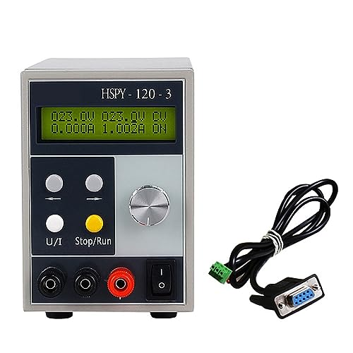 DELURA Gleichstromversorgung 400 V 1 A 4-stelliges DC-Labor-Schaltnetzteil Labor Einstellbar 0,01 V 0,001 A Programmierbar 200 V 1 A Tischquelle Digital Mehrfachschutz (Size : 120V 3A) von DELURA