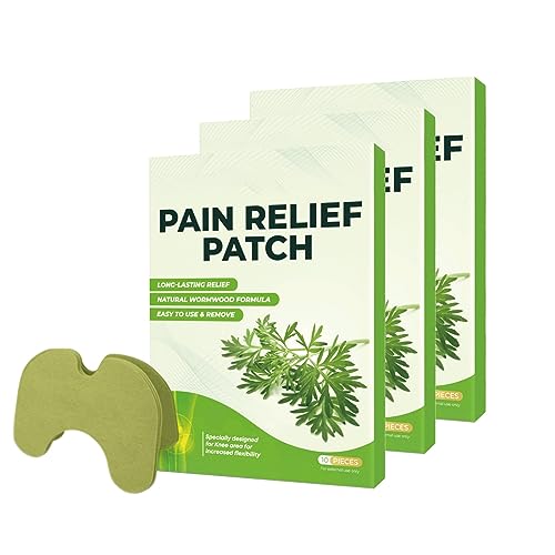 DELURA Pain Relief Patch Knie, Schmerzpflaster Knie, Kniepflaster Gegen Arthrose, Pain Relief Patch Erfahrungen, Kräuterpflaster Knie, Kniepflaster Gegen Schmerzen (Size : 30pcs) von DELURA