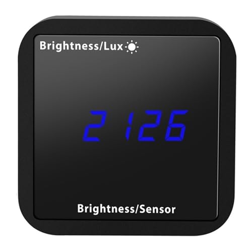 DELURA Tuya ZigBee WiFi Intelligente Illuminometer Temperatur Feuchtigkeit Sensor Led-anzeige APP Steuerung for Lux Meter (Color : Tuya ZigBee), 1005005532693910 von DELURA
