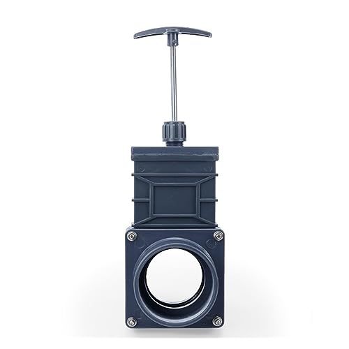 UPVC-Absperrschieber DN32/DN40/DN50/DN65/DN80/DN100 Kunststoff-Wasser-Abwasser-Ablaufventil (Size : DN100) von DELURA