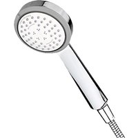 3-Strahl-Handbrause Vaneda T-Eco 105mm, Wasserspareinsatz, Sparbrause, Chrom - Silber von DELVAC