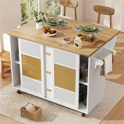DELVOYE Küchenschränke mit arbeitsplatte,Kücheninsel freistehend,Buffetschrank Küchenwagen mit Rollen,Sideboard mit verstellbaren Einlegeböden,MDF,Kücheninseln für Küchen Restaurants DELVOYE Küchenschränke mit arbeitsplatte,Kücheninsel freistehend,Buffetschrank Küchenwagen mit Rollen,Sideboard mit verstellbaren Einlegeböden,MDF,Kücheninseln für Küchen Restaurants von DELVOYE