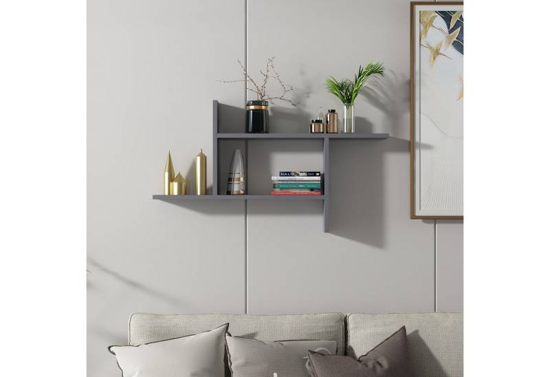 DEMA Home Deko-Wandregal Ryan, Schweberegal Hängeregal 99x55, Elegant von DEMA Home