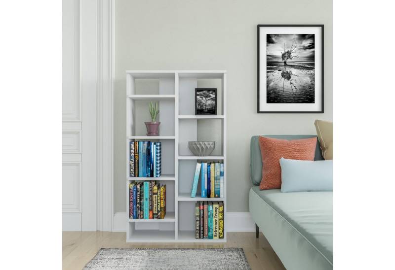DEMA Home Standregal Keota, Bücherregal, Raumteiler 123x 72, Elegant von DEMA Home