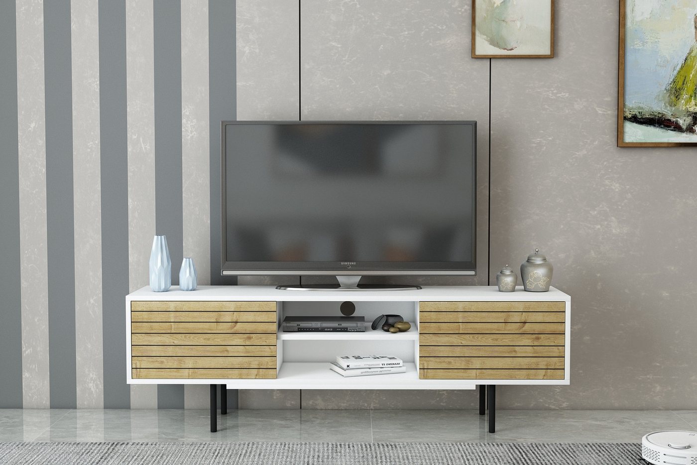 DEMA Home TV-Schrank Apollo TV-Schränke -verschiedene Farben -160cm x 51cm x 35cm von DEMA Home