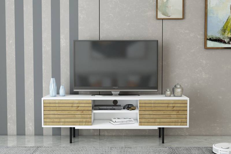 DEMA Home TV-Schrank Lowboard Apollo, Breite 160 cm, Fernseher bis zu 32-70 Zoll von DEMA Home