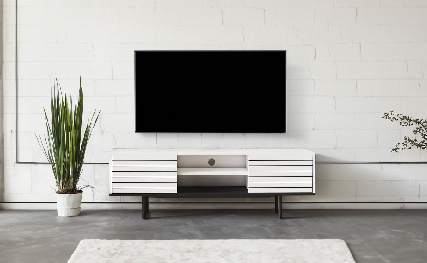 DEMA Home TV-Schrank Lowboard Apollo, Breite 160 cm, Fernseher bis zu 32-70 Zoll von DEMA Home
