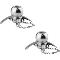 2er Set Fangkugeln mit Schale für Unterlenker Kat 1 + 2 Kugelfangschale Metall von DEMA