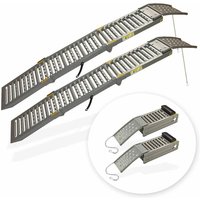 Dema - 2x Stahl Auffahrrampe 195cm 520kg Auffahrschiene Verladerampe Motorradrampe Dema - 2x Stahl Auffahrrampe 195cm 520kg Auffahrschiene Verladerampe Motorradrampe von DEMA