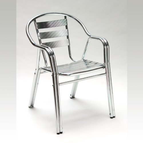 Alu Gartenstuhl Alustuhl Stapelstuhl Bistrostuhl Bistrosessel Stuhl Sessel Twin von DEMA