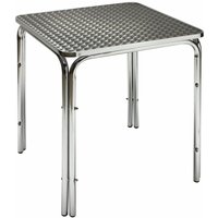 Alu Gartentisch Bistrotisch Twin 800 80x80x70 cm Tisch Alutisch Eiscafe Bistro von DEMA