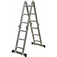 Dema - Alu Mehrzweckleiter Gelenkleiter Vielzweckleiter Aluleiter Leiter 4x3 Sprossen von DEMA