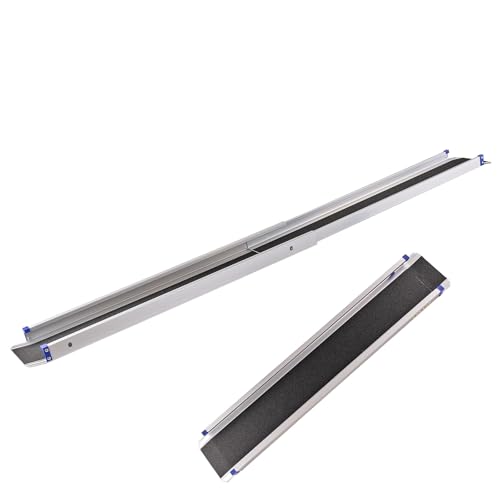 Alu Teleskoprampe DTR150, Auffahrrampe für Rollstuhl, Fahrrad, bis 150kg Alu Teleskoprampe DTR150, Auffahrrampe für Rollstuhl, Fahrrad, bis 150kg von DEMA