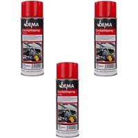 Autopflege PROFESSIONAL Cockpitspray 400 ml 3-er SET Cockpitreiniger von DEMA