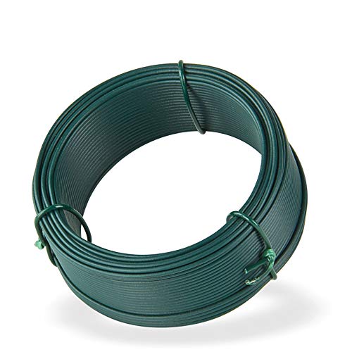 Bindedraht grün 25 m x 1,4 mm Wickeldraht Basteldraht Blumendraht von DEMA