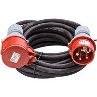 Dema - cee 400 v Verlängerungskabel 10 Meter H07RNF 16A 5x1,5mm² schwarz IP44 von DEMA