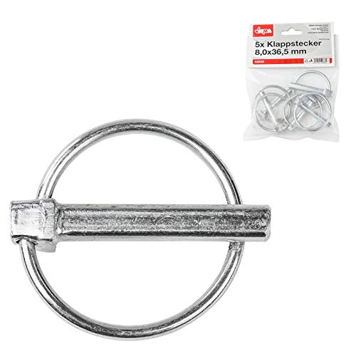 DEMA 5x Klappstecker 8,0 x 36,5 mm von DEMA