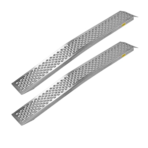 Alu Auffahrrampe Auffahrschiene Verladerampe Rampe Set 22x150 cm gebogen 2 STK. Alu Auffahrrampe Auffahrschiene Verladerampe Rampe Set 22x150 cm gebogen 2 STK. von DEMA