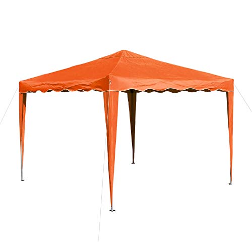 DEMA Alu/Metall Faltpavillon 3x3 Meter Orange von DEMA