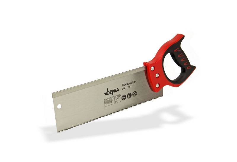 DEMA Handsäge Rückensäge 300 mm mit Kunststoffgriff von DEMA