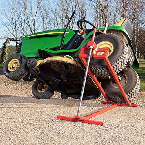 DEMA Heber Hebebühne Hebevorrichtung für Rasentraktor ATV Aufsitzmäher Rasenmäher RTH400 400 kg von DEMA