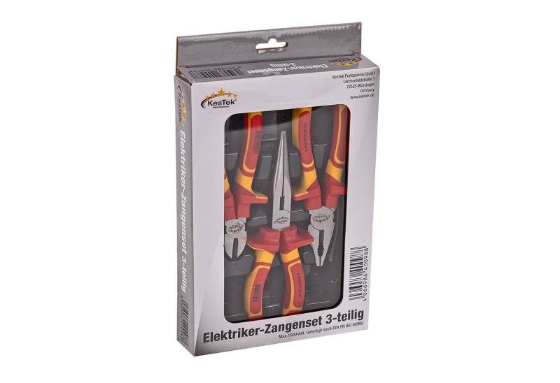 KesTek Zangenset Elektriker Zangenset 3-teilig, 1-tlg. KesTek Zangenset Elektriker Zangenset 3-teilig, 1-tlg. von KesTek