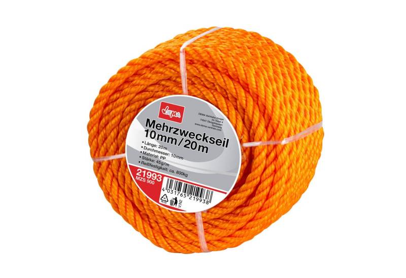 DEMA Mehrzweckseil 10mm/20m MZS 600 Seil von DEMA