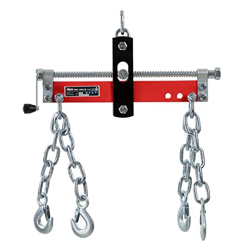 DEMA Positionierer 750 kg, Balancierer für Werkstattkran, 4 Ketten mit Haken, 3-fach verstellbar, stabil & kompakt, sicher & flexibel, ideal für Hebearbeiten, Werkstatt, Industrie, Motorenmontage DEMA Positionierer 750 kg, Balancierer für Werkstattkran, 4 Ketten mit Haken, 3-fach verstellbar, stabil & kompakt, sicher & flexibel, ideal für Hebearbeiten, Werkstatt, Industrie, Motorenmontage von DEMA