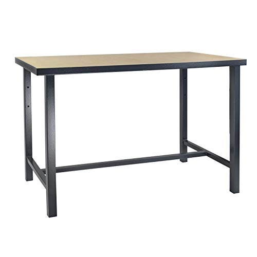 Werktisch Werkbank Arbeitstisch Werkstatttisch Tisch 120x60x85 cm anthrazit von DEMA