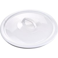 Deckel für Wassereimer Eimer 5 Liter weiß emailliert Putzeimer von DEMA