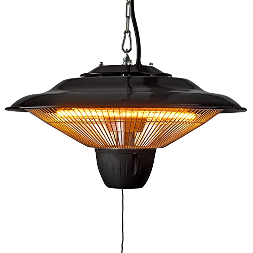 Deckenheizstrahler Heizstrahler Deckenheizer Elektroheizer Heizgerät 1500 W schwarz Deckenheizstrahler Heizstrahler Deckenheizer Elektroheizer Heizgerät 1500 W schwarz von DEMA