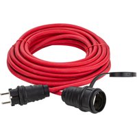 Dema - 10m Verlängerungskabel H07RN-F 3x1,5 mm² rot von DEMA