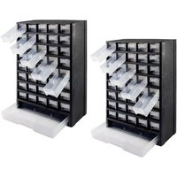 2er Set Sortimentskasten Kleinteilemagazin Sortierkasten 41 Fächer Kleinteile 2er Set Sortimentskasten Kleinteilemagazin Sortierkasten 41 Fächer Kleinteile von DEMA