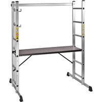 Dema - 3in1 Alu Gerüstleiter Leiter Fahrgerüst Arbeitsgerüst Kleingerüst Arbeitsbühne von DEMA